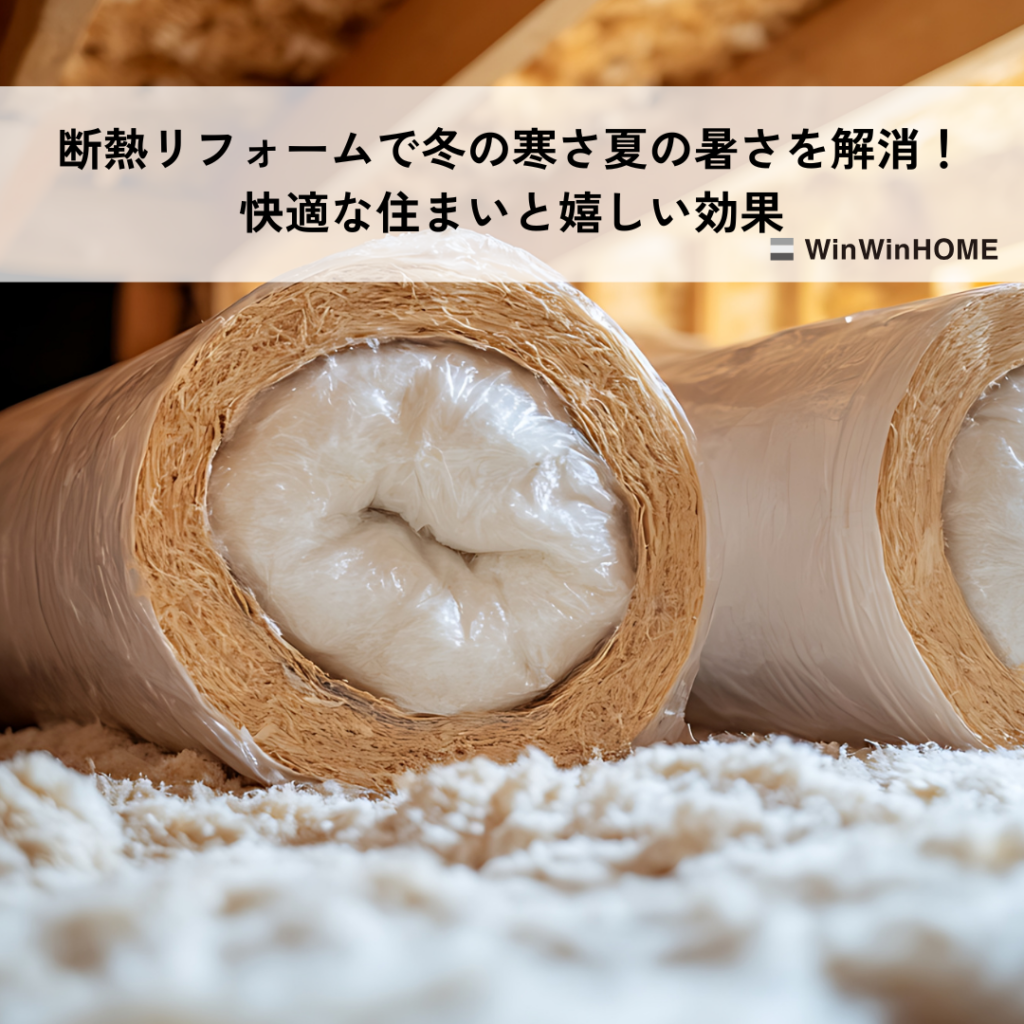 断熱リフォームで冬の寒さ夏の暑さを解消！快適な住まいと嬉しい効果